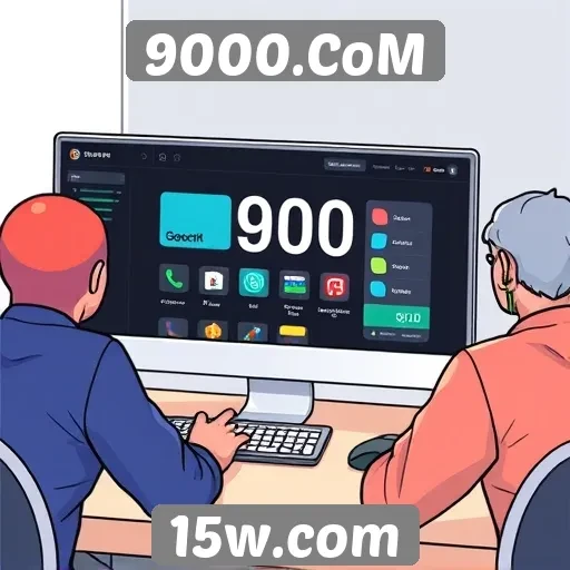 Análise da interface do usuário em 9000.CoM